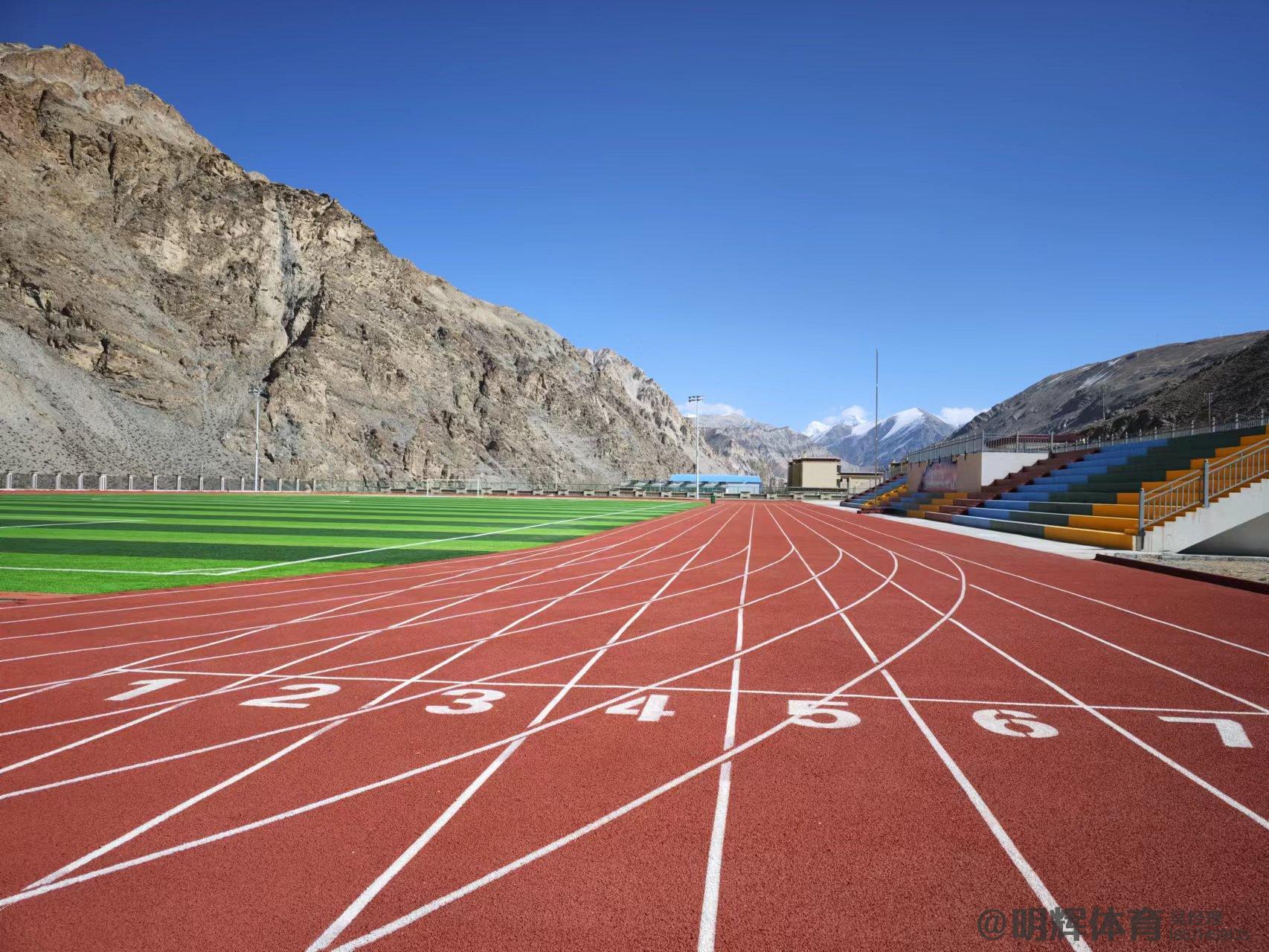 硅PU球场透气型塑胶跑道材料配比